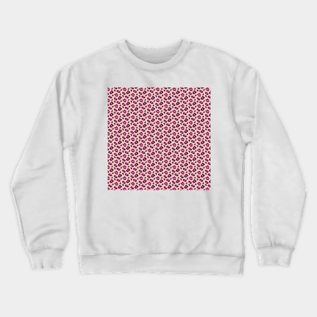 Leopard Pattern Crewneck Sweatshirt by yphien